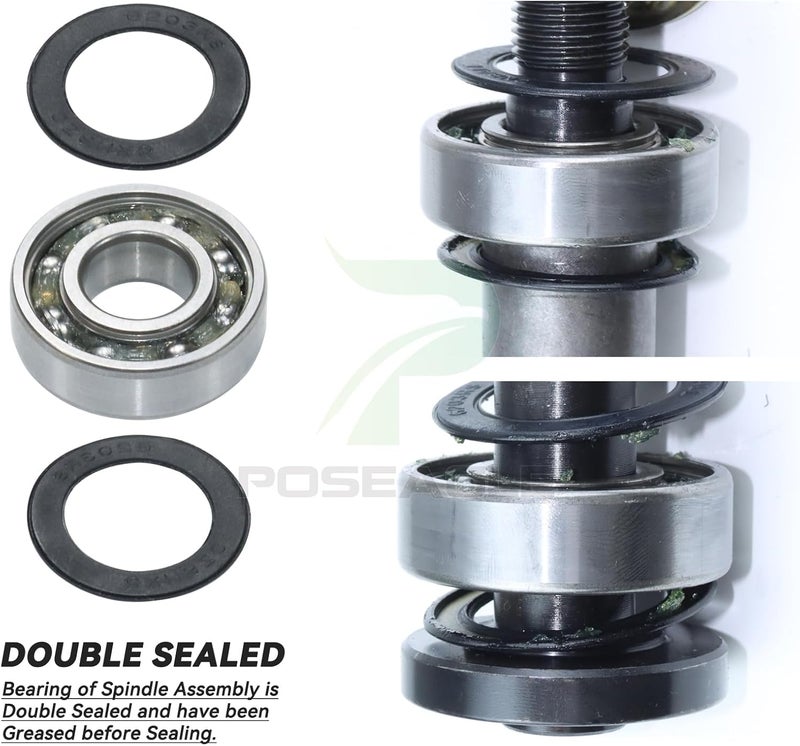 POSEAGLE 3 Pack 121-0751 Spindle Assembly Replaces 139-3214, 117-7267, 117-7439 for Toro SS4225 SS 4225 SS5000 MX5025 SS5060 MX5075 Riding Mowers - Image 4